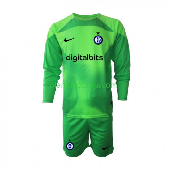 Camisola Inter de Milão Guarda-redes Criança Equipamento Terceiro 2022-2023 Manga Comprida